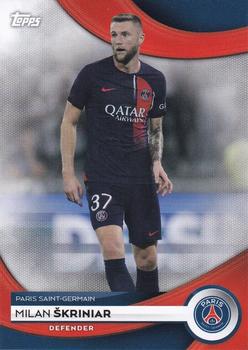 Milan Skriniar #6 2023 Topps Paris Saint Germain Team Set Soccer