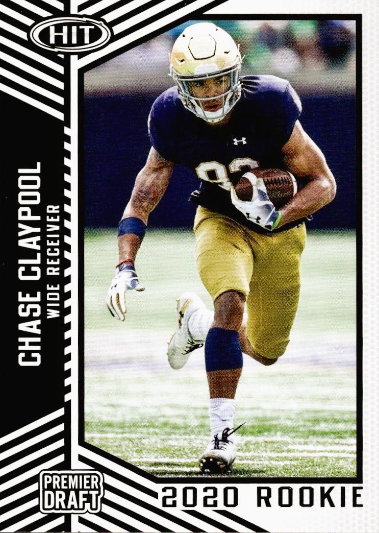 Chase Claypool #72 Football Cards 2020 Sage Hit