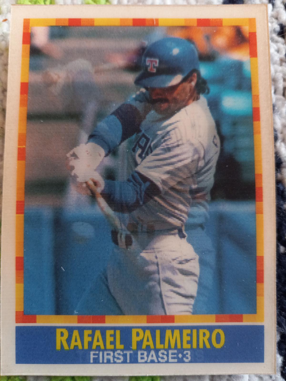 Rafael Palmeiro #9 Baseball Cards 1990 Sportflics