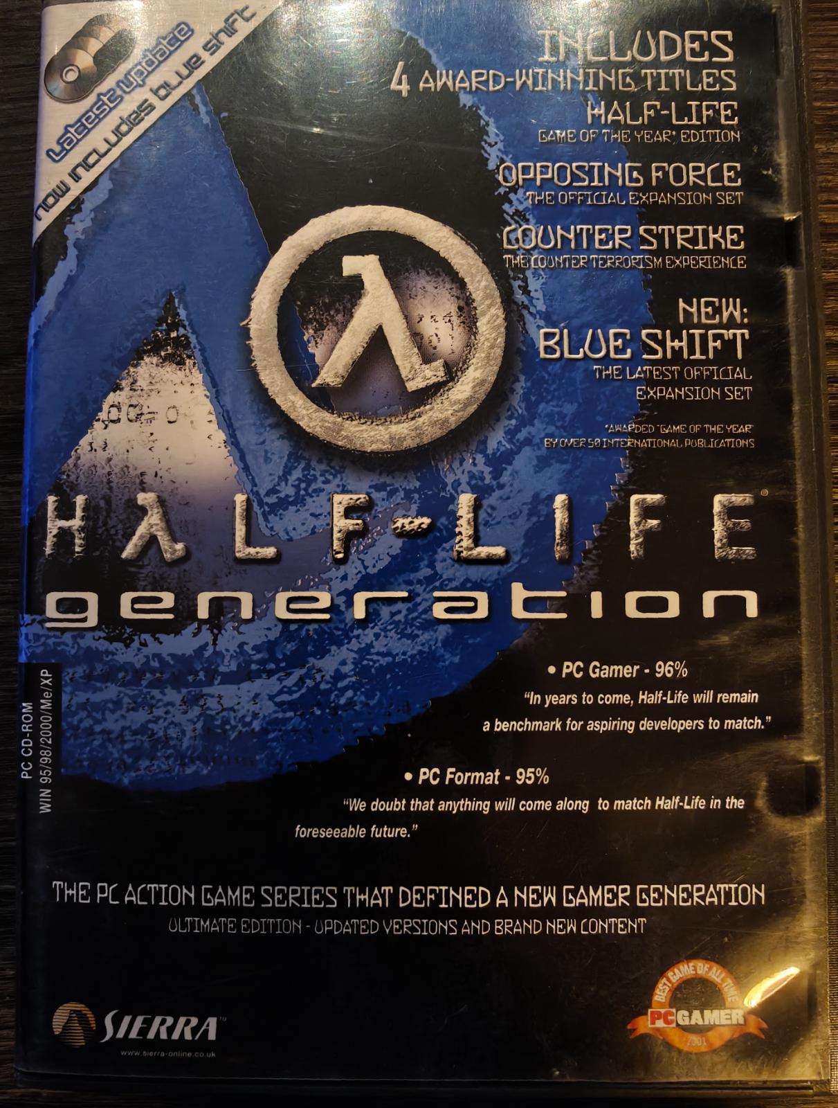 Half-Life: Generation: Includes Blue Shift PC Games