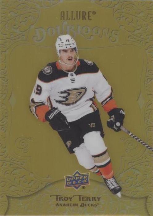 Troy Terry #DB-18 2022-23 Upper Deck Allure Hockey Doubloons