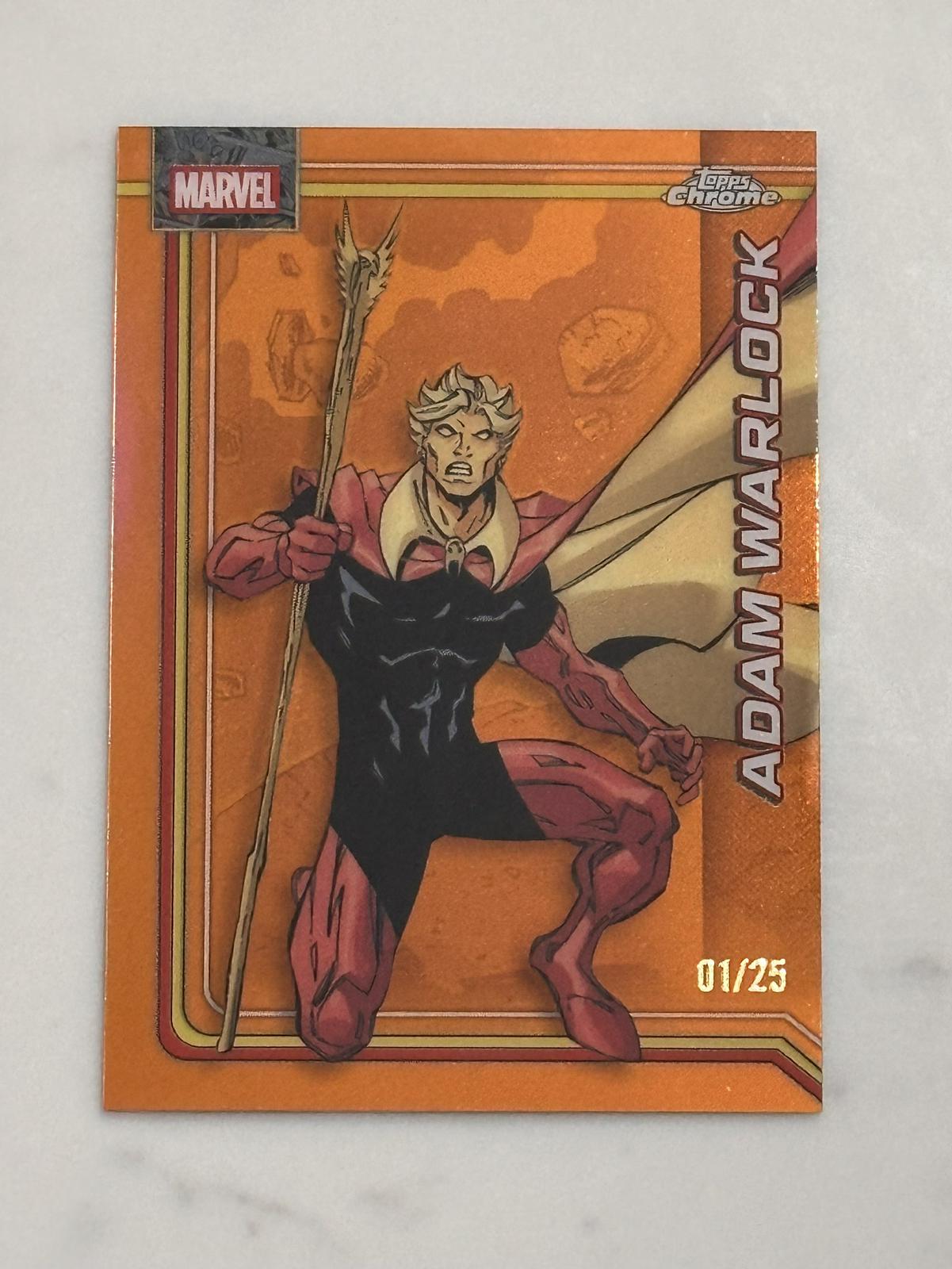 Adam Warlock Orange Refractor