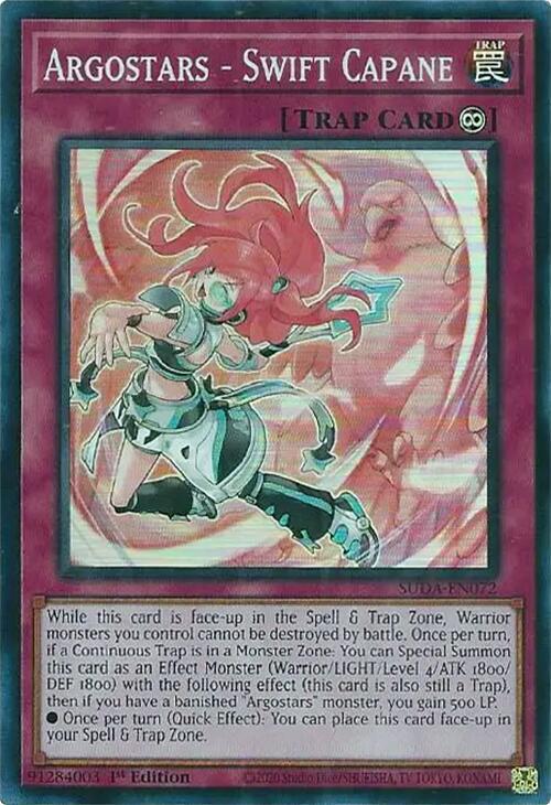 Argostars - Swift Capane SUDA-EN072 YuGiOh Supreme Darkness
