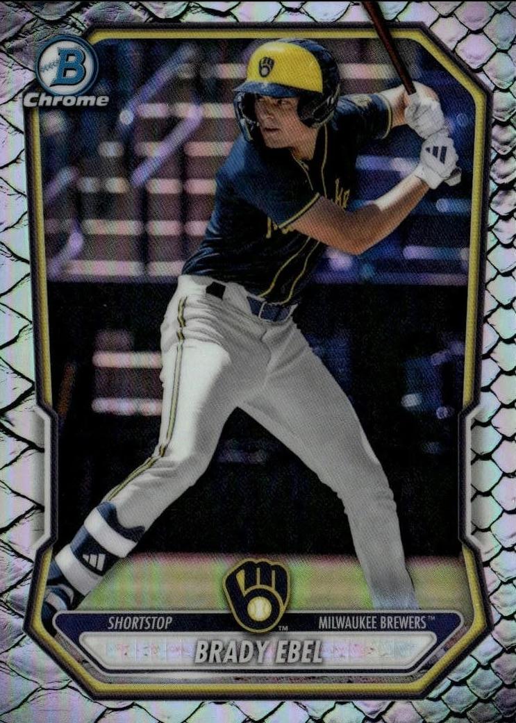 2026 Brady Ebel [Reptilian Refractor] #BCP-142