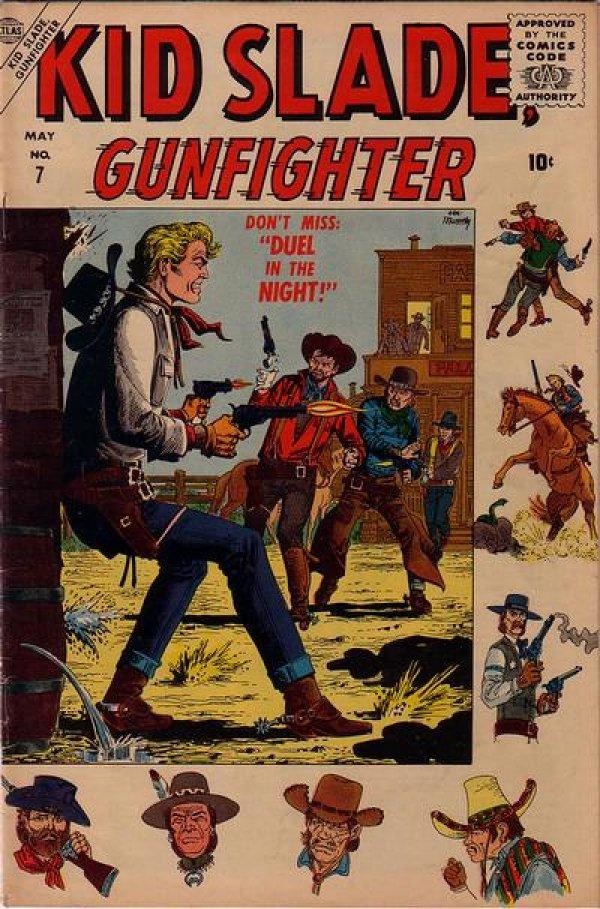 Kid Slade, Gunfighter #7 (1957) Comic Books Kid Slade, Gunfighter