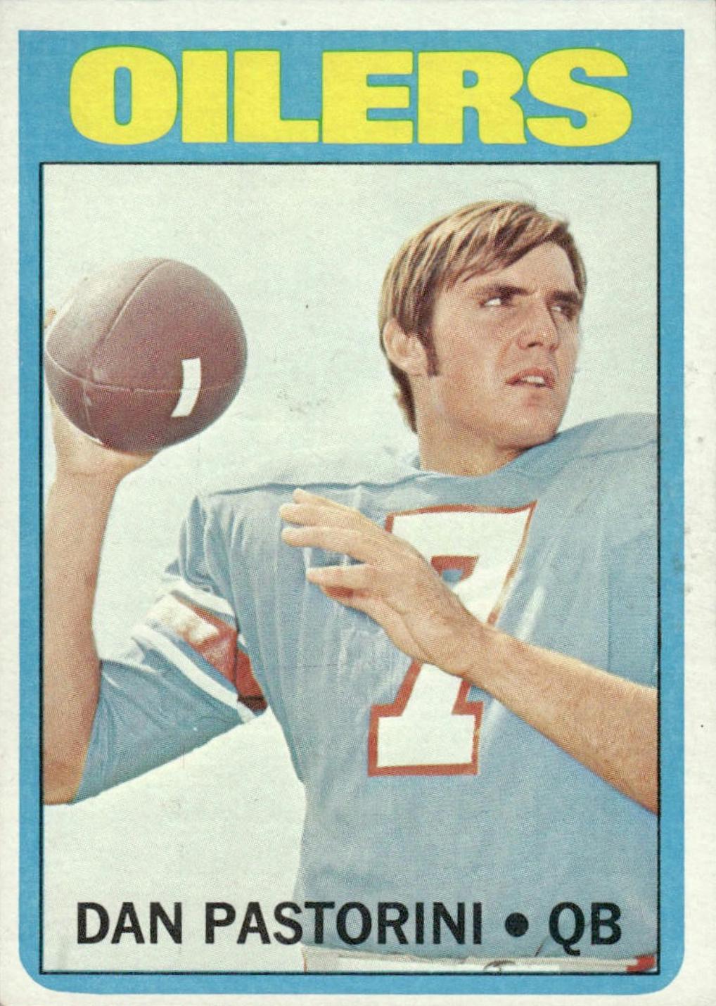 Dan Pastorini #156 Football Cards 1972 Topps