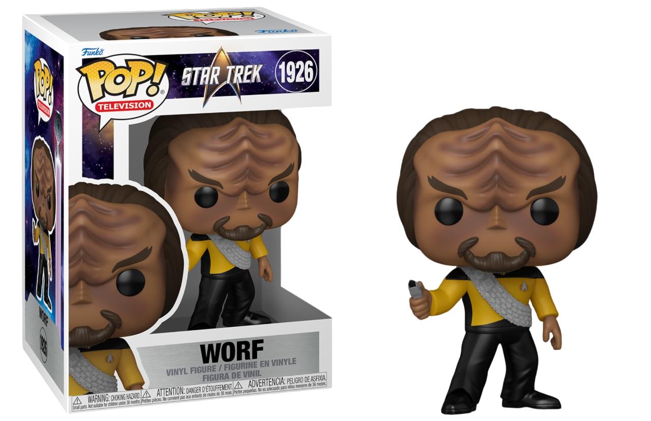Worf #1926 Star Trek Funko Pop box and figure