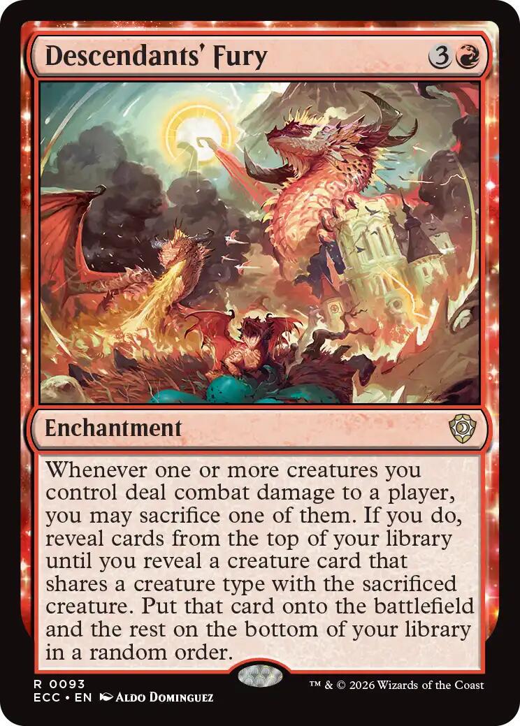 Descendants' Fury (Magic Lorwyn Eclipsed Commander)