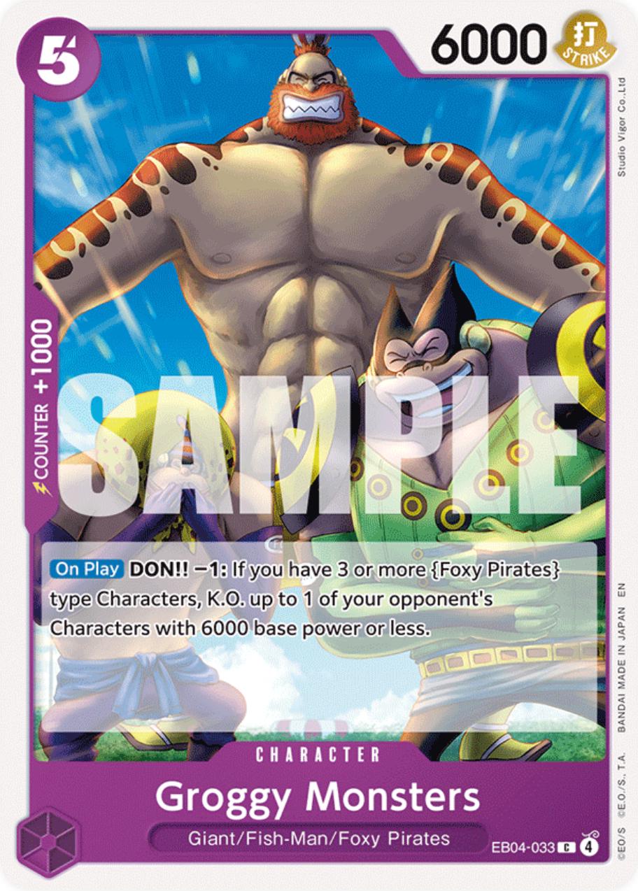 Groggy Monsters EB04-033 Prices | One Piece Extra Booster EB04