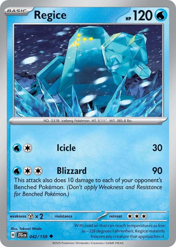 Regice #42 Pokemon Journey Together
