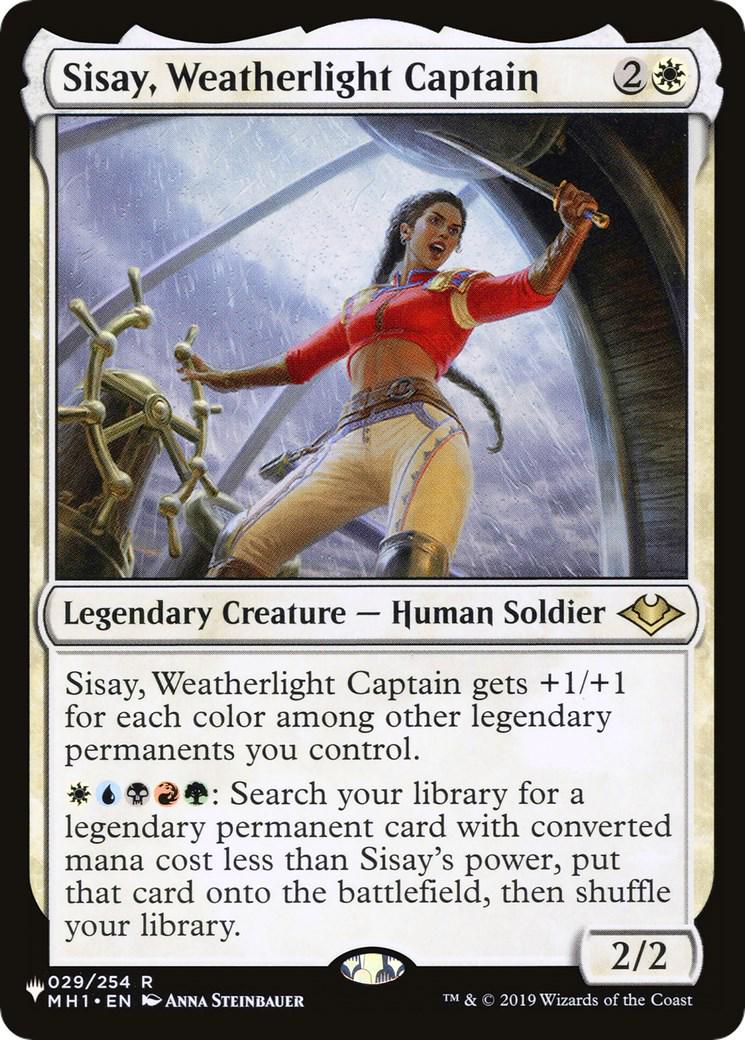 Sisay, Weatherlight Captain #29 Magic The List Reprints