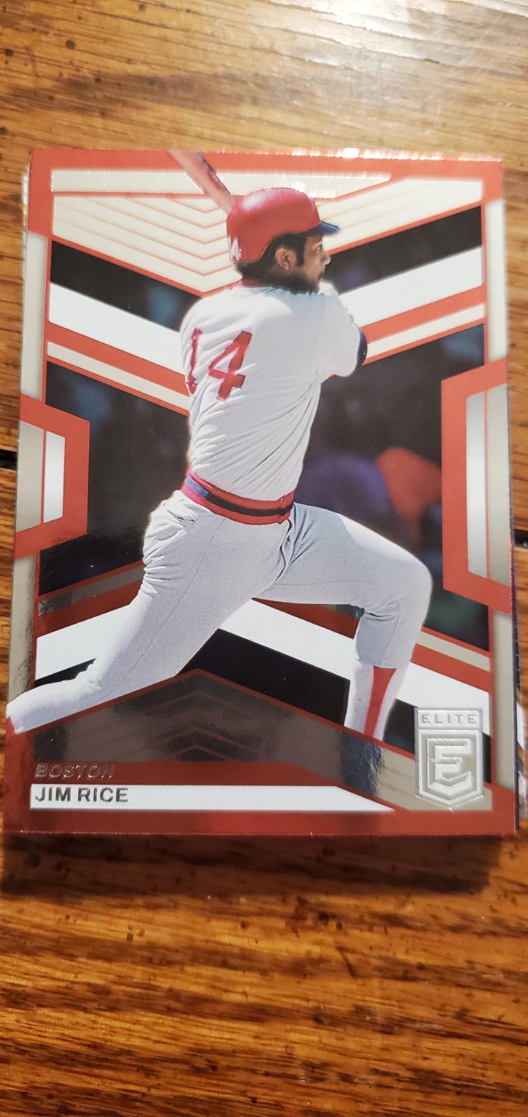 Jim Rice #4 Baseball Cards 2023 Panini Chronicles Elite