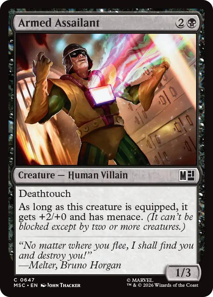 Armed Assailant (Magic Marvel Super Heroes Commander)