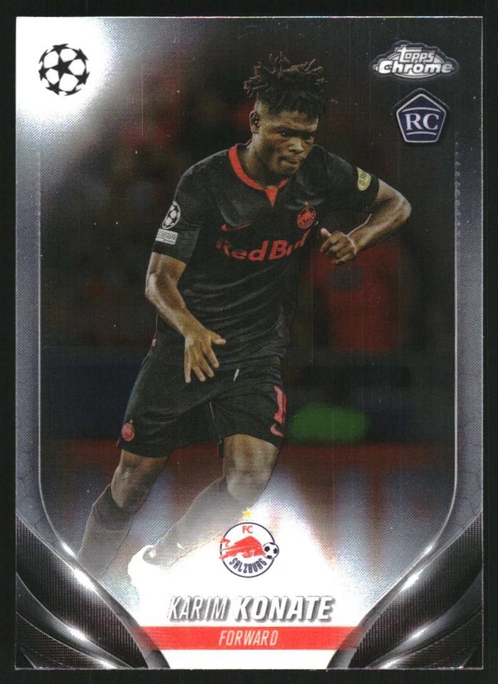Karim Konate #30 Soccer Cards 2023 Topps Chrome UEFA Club
