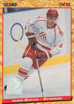 James Burton #188 1995 Semic Globe Vm Hockey