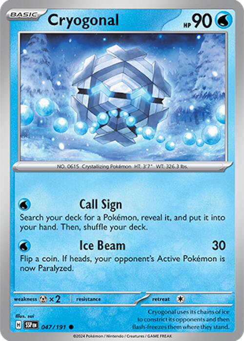 Cryogonal #47 Pokemon Surging Sparks