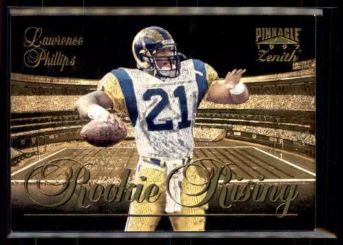 Lawrence Phillips #9 Football Cards 1997 Zenith Rookie Rising