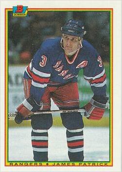 James Patrick #225 1990-91 Bowman Hockey