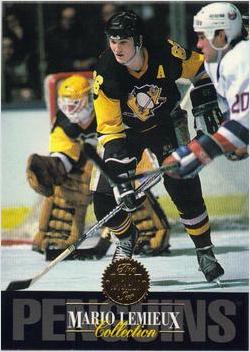 Mario Lemieux #5 1993-94 Leaf Hockey Mario Lemieux Collection