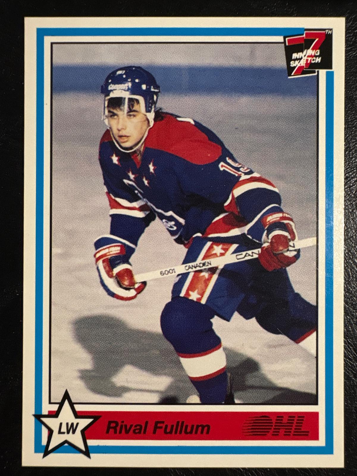 Rival Fullum #24 1990 7th Inning Sketch Ohl Hockey