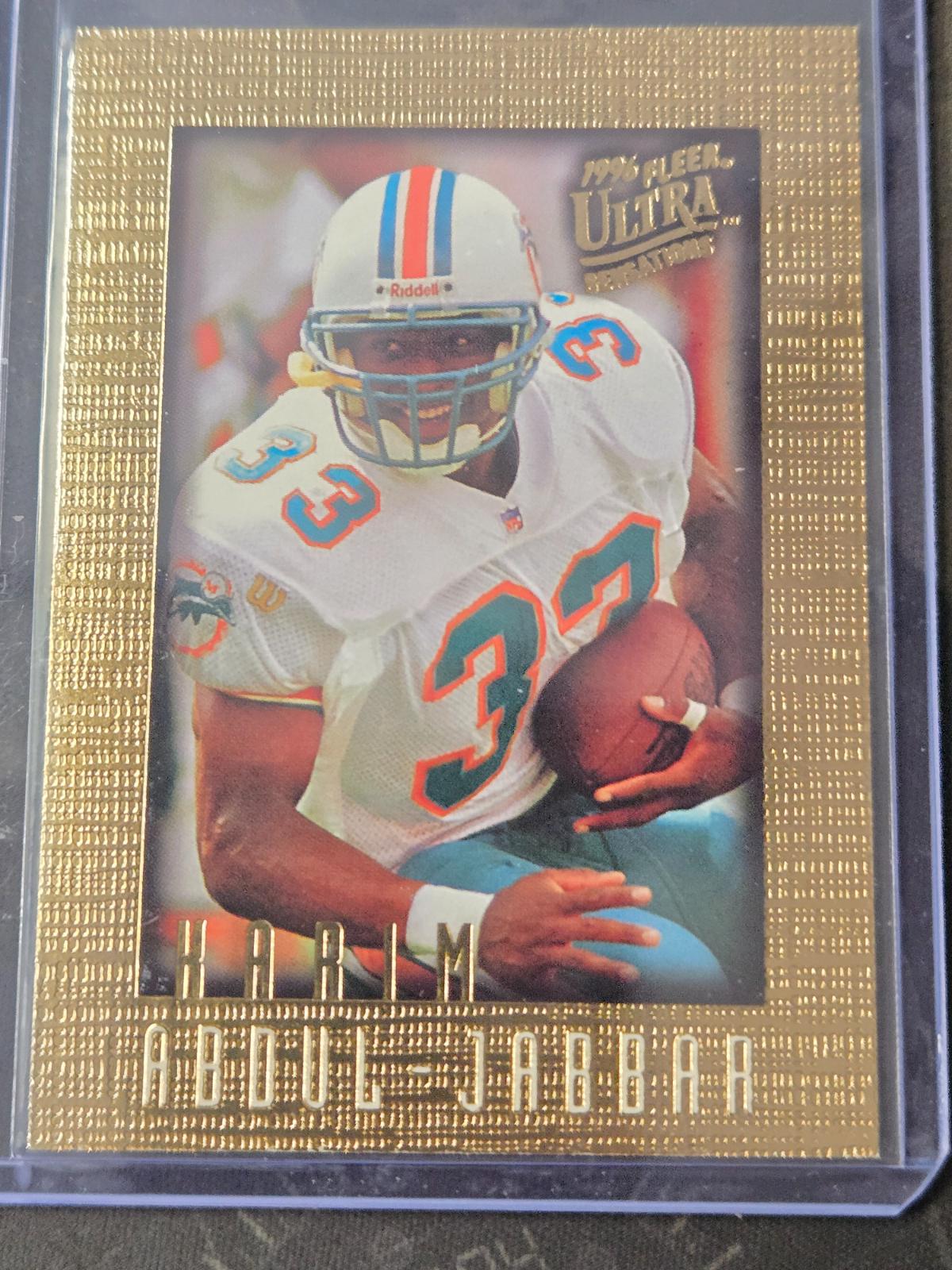 Karim Abdul Jabbar #55 1996 Ultra Sensations Football