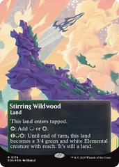 Stirring Wildwood [Galaxy Foil Borderless] #129 Magic Edge of Eternities Stellar Sights Prices