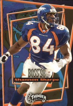 Shannon Sharpe #17B Football Cards 1998 Skybox Thunder Boss