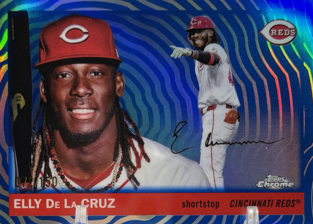 2025 Elly De La Cruz [Blue Vibrations Refractor] #4