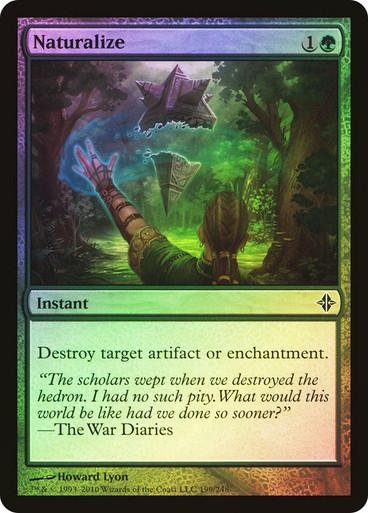 Naturalize [Foil] (Magic Rise of the Eldrazi)