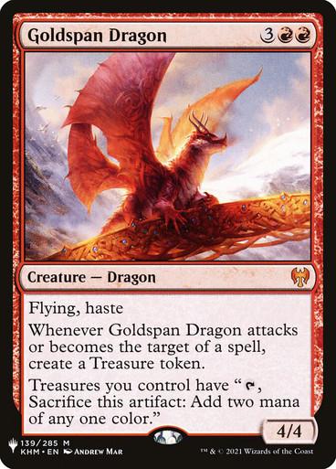 Goldspan Dragon #139 Magic Mystery Booster