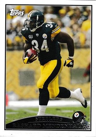 Rashard Mendenhall #36 Football Cards 2009 Topps