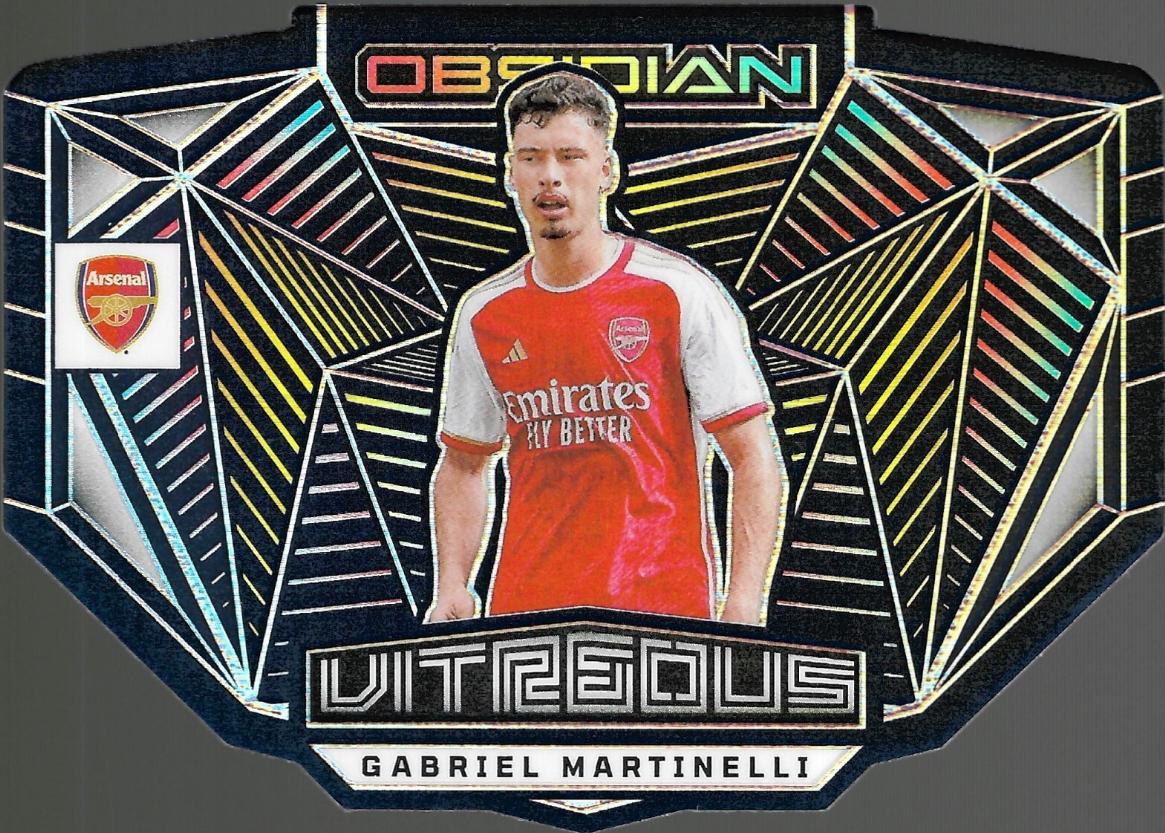 Gabriel Martinelli #2 2023 Panini Obsidian Vitreous Soccer