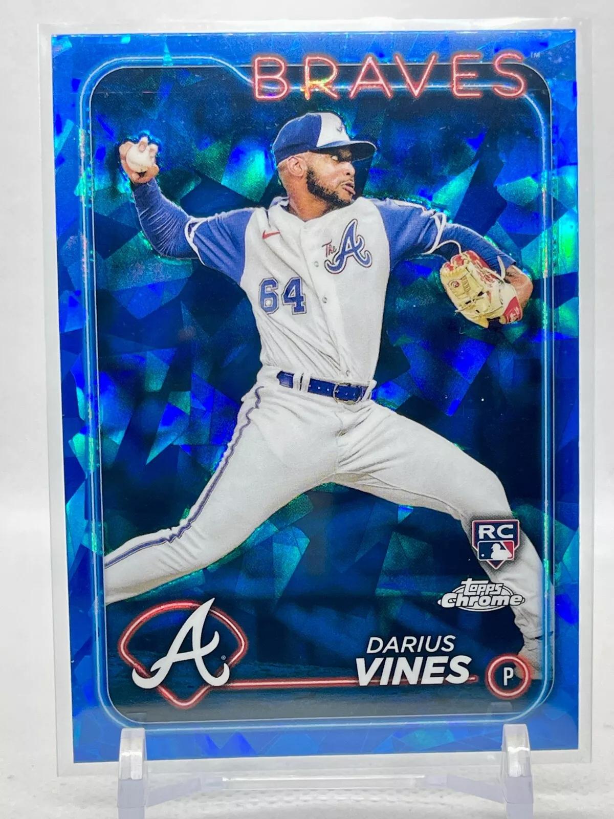 Darius Vines #493 Baseball Cards 2024 Topps Chrome Sapphire