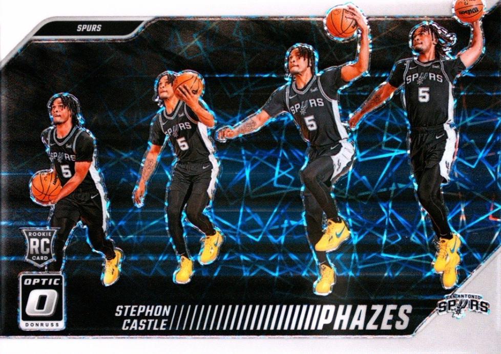 Stephon Castle #24 2024 Panini Donruss Optic Phazes Basketball