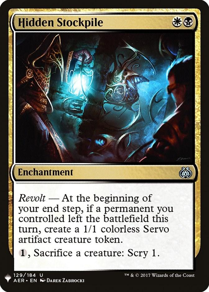 Hidden Stockpile (Magic The List Reprints)