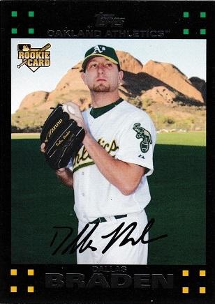 Dallas Braden #UH165 Baseball Cards 2007 Topps Update & Highlights
