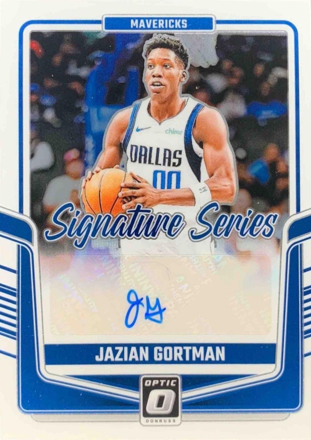 Jazian Gortman #25 2024 Panini Donruss Optic Signature Series Basketball