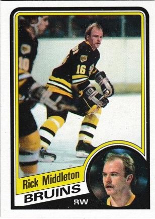 Rick Middleton #8 Hockey Cards 1984 Topps