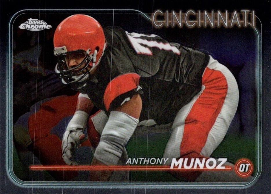 Anthony Munoz #28 Football Cards 2024 Topps Chrome
