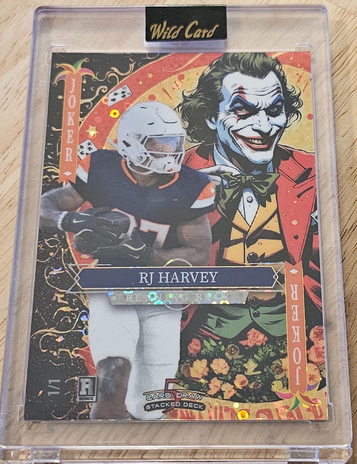 RJ Harvey [Joker Donut Circles] #SDNJ-RHNB4 Prices [Rookie] | 2025