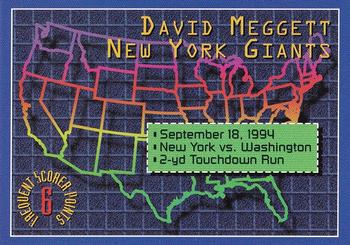 Dave Meggett #1 1994 Stadium Club Football Frequent Scorer Points