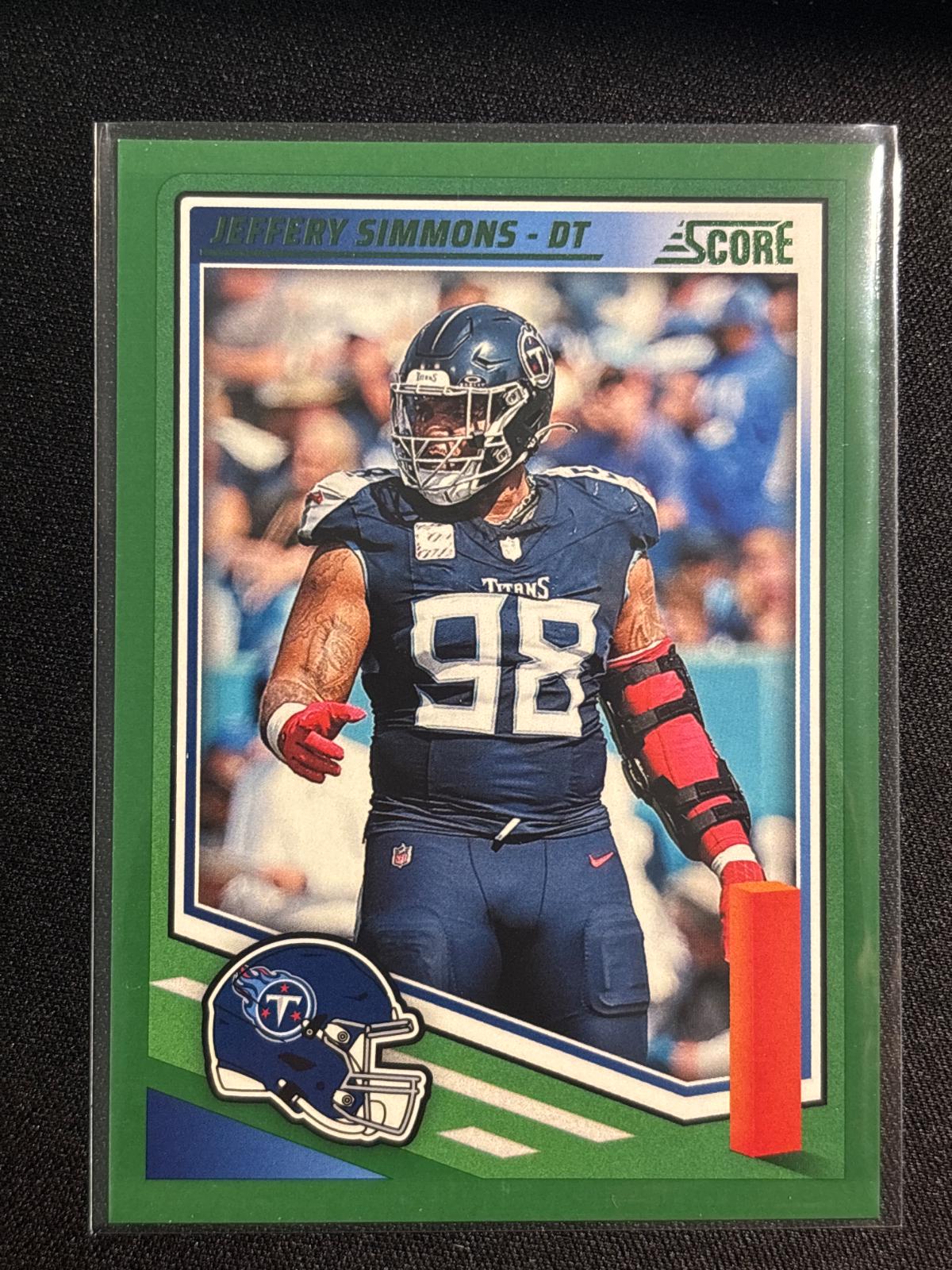 Jeffery Simmons [Green] #235 Prices | 2025 Panini Score | Football Cards