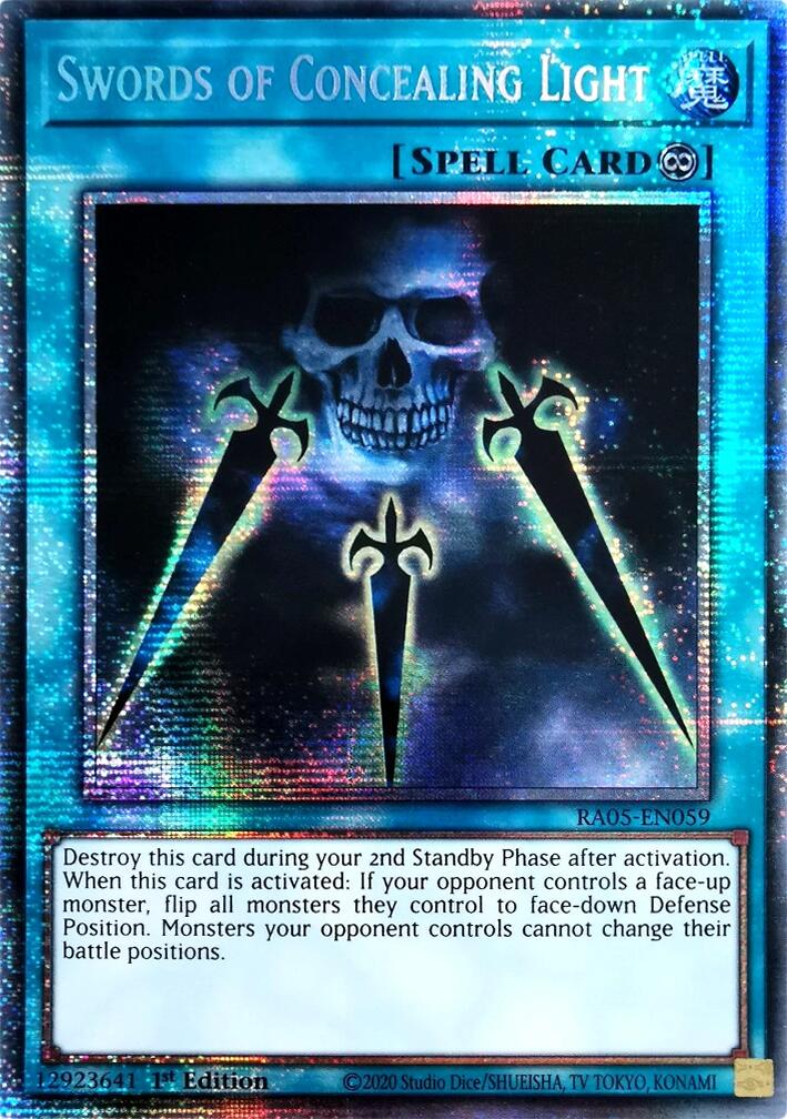 遊戯王　SWORDS OF CONCEALING LIGHT レリーフ1枚 YU-GI-OH! - Swords of Concealing Light (LCYW-EN281) - Legendary