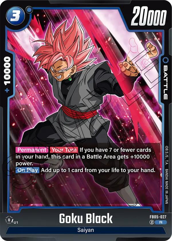Goku Black FB05-027 Dragon Ball Fusion World New Adventure