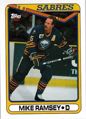 Mike Ramsey #102 Hockey Cards 1990 Topps
