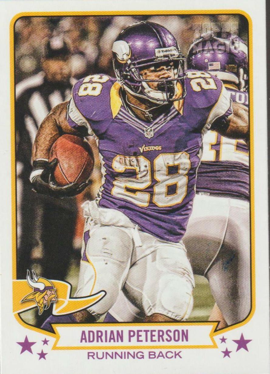 Adrian Peterson #1 Football Cards 2013 Topps Magic