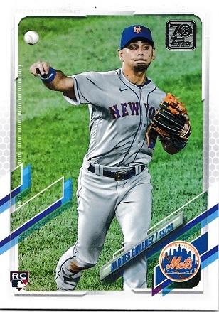 Andres Gimenez #53 Baseball Cards 2021 Topps