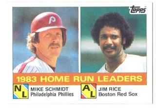 1983 Home Run Leaders (Mike Schmidt / Jim Rice