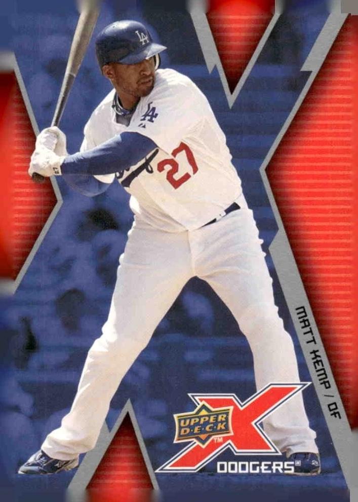 Matt Kemp #46 Baseball Cards 2009 Upper Deck X