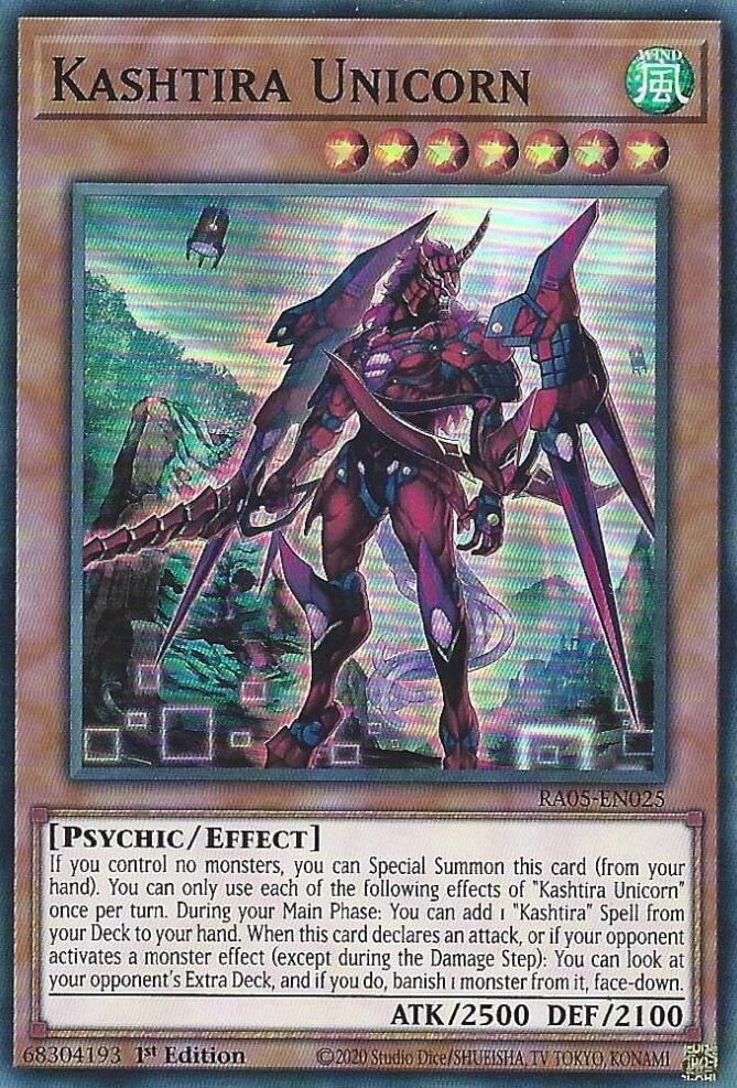 Kashtira Unicorn [Super Rare] RA05-EN025 Prices | YuGiOh Rarity Collection  5 | YuGiOh Cards